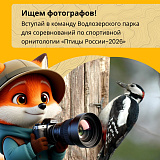 Ищем бёрдвотчеров в команду парка