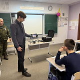 Инспекторы Водлозерского парка – гости 13-го лицея