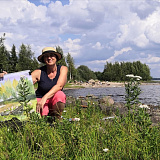 «Краски Водлозерья»: работы карельской художницы Ирины Перегородиной